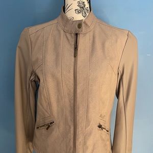 Women’s Faux leather/snakeskin print jacket